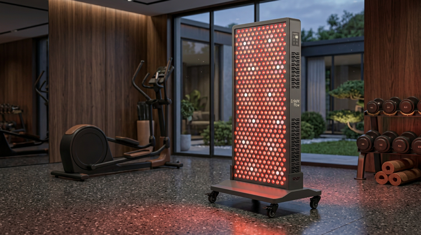 EnlightFlow in home gym setting